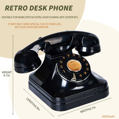 Şarj Düğün Ses Misafir Kitabı Siyah Vintage Telefon Ses Kaydedici Anıları Korumak İçin