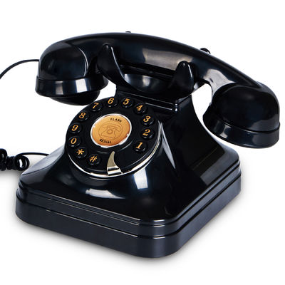 Şarj Düğün Ses Misafir Kitabı Siyah Vintage Telefon Ses Kaydedici Anıları Korumak İçin