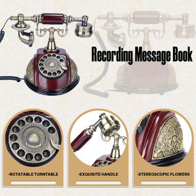 Retro Ses Telefonu Misafir Kitabı Bebek Duşları Düğün Kitabı Dilekleri Yakalamak İçin Mesajlar