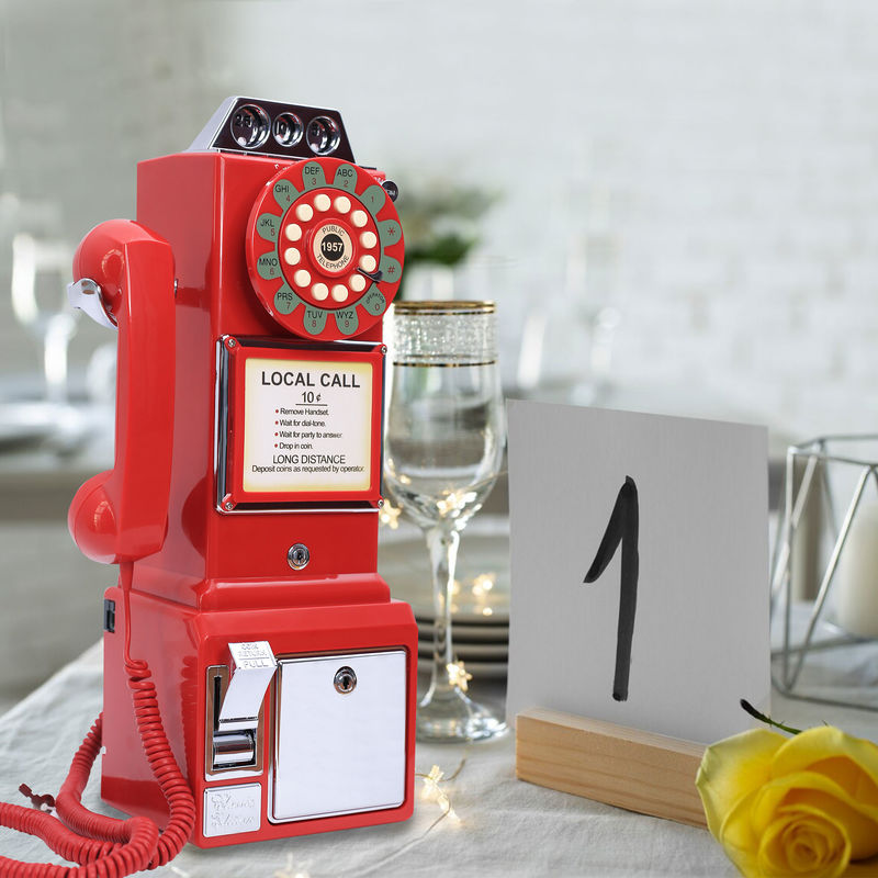 Hatırlanamaz Olay Kayıt Misafir Kitabı Kırmızı Doğum Günleri Sesli Posta Misafir Kitabı Telefon